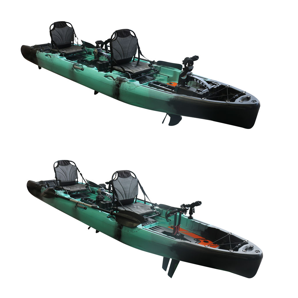 Fishing Kayak Pedal Drive - New Arrival 14FT 2-Person Pedal Kayak