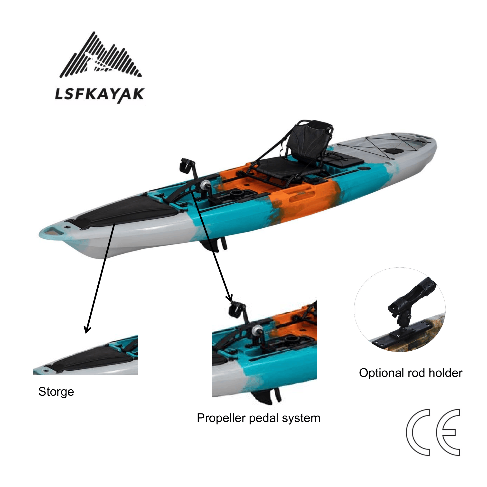 Mirage Propel 12ft PRO Pedal D - Fishing Kayak Pedal Drive ulasan dan harga
