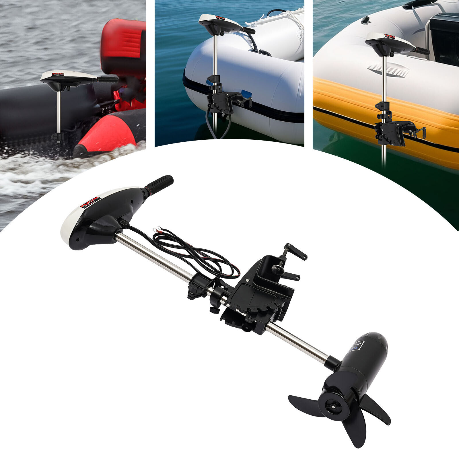 12V 65LBS Electric Outboard Mo - Fishing Kayak Trolling Motor ulasan dan harga
