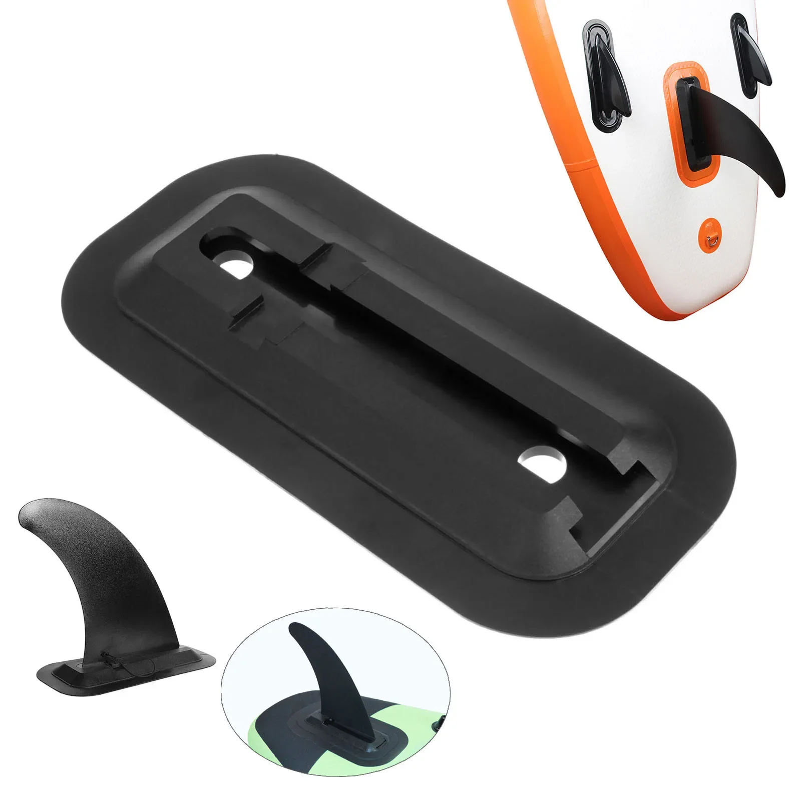 1 Pc PVC Slide-in Central Fin  - Fishing Kayak Paddle ulasan dan harga